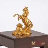 Quà tặng Ngựa Tài Lộc dát vàng 24k ACT GOLD ISO 9001:2015 (Mẫu 4)