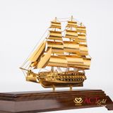Quà tặng Thuyền Buồm mạ vàng 24k ACT GOLD ISO 9001:2015 (Mẫu 91)