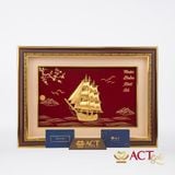 Tranh Thuyền dát vàng 24k ACT GOLD ISO 9001:2015
