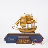 Quà tặng Thuyền Buồm mạ vàng 24k ACT GOLD ISO 9001:2015 ( Mẫu 202)