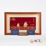Tranh Thuyền dát vàng 24k ACT GOLD ISO 9001:2015