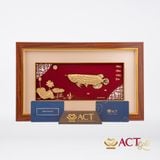 Tranh Cá Rồng dát vàng 24k ACT GOLD ISO 9001:2015 (Mẫu 2)