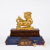Quà tặng Tượng Tỳ Hưu dát vàng 24k ACT GOLD ISO 9001:2015