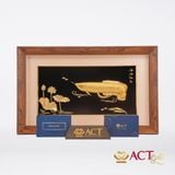 Tranh Cá Rồng dát vàng 24k ACT GOLD ISO 9001:2015 (Mẫu 6)