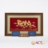 Quà tặng Tranh Rồng dát vàng 24k ACT GOLD ISO 9001:2015