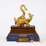 Quà tặng Huyền Vũ dát vàng 24k ACT GOLD ISO 9001:2015