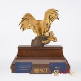 Quà tặng Đại Bàng dát vàng 24k ACT GOLD ISO 9001:2015 (Mẫu 5)