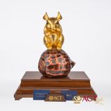 Quà tặng Tượng Chuột dát vàng 24k ACT GOLD ISO 9001:2015
