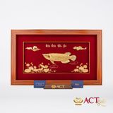 Tranh Cá Rồng dát vàng 24k ACT GOLD ISO 9001:2015