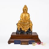 Tượng Quán Thế Âm Bồ Tát dát vàng 24k ACT GOLD ISO 9001:2015