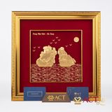 Tranh Vịnh Hạ Long dát vàng 24k ACT GOLD ISO 9001:2015