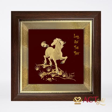 Tranh Nhất Nhật Thiên Lý dát vàng 24k ACT GOLD ISO 9001:2015