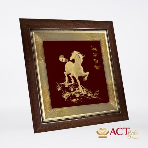 Tranh Nhất Nhật Thiên Lý dát vàng 24k ACT GOLD ISO 9001:2015