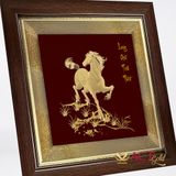 Tranh Nhất Nhật Thiên Lý dát vàng 24k ACT GOLD ISO 9001:2015