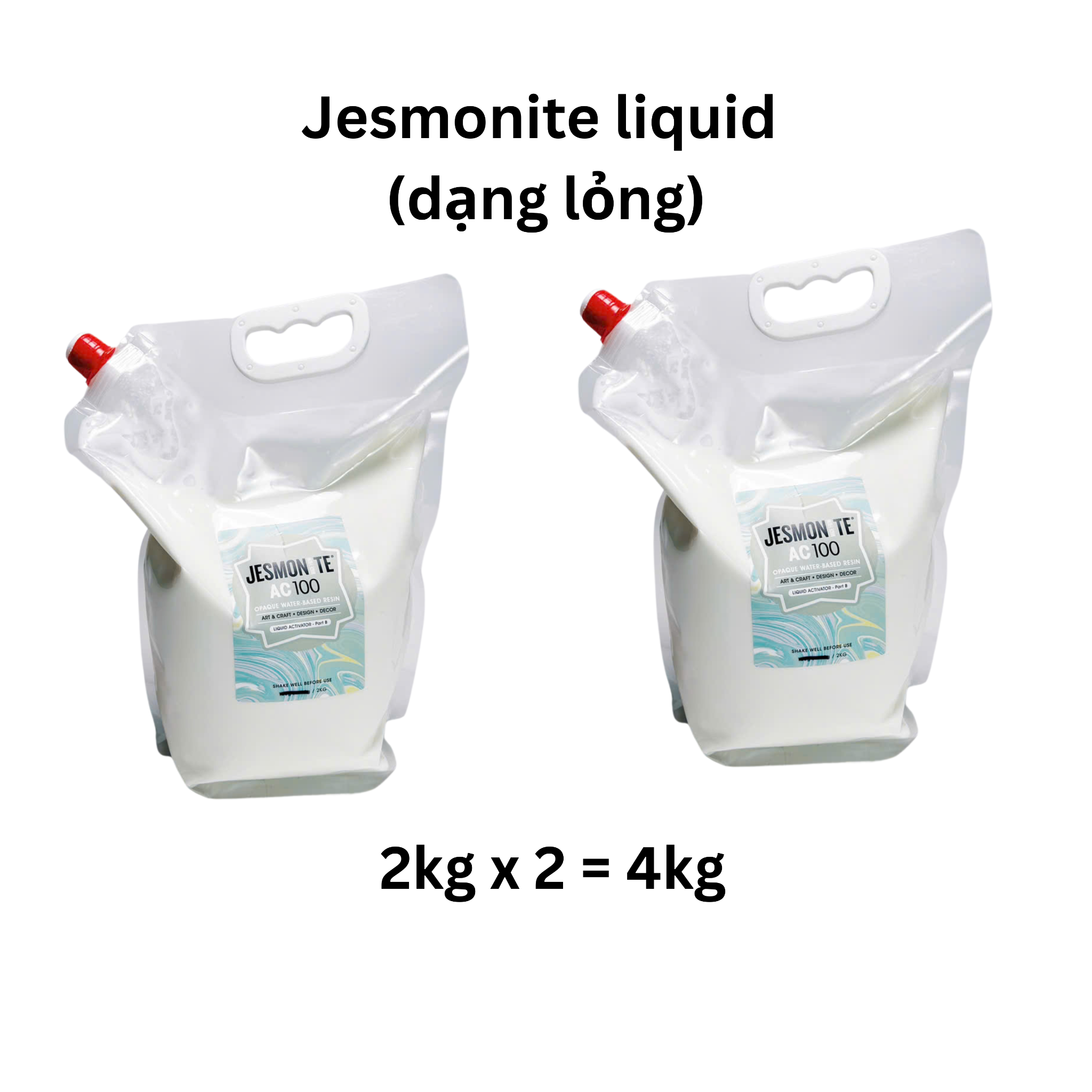 [NEW 2025] Jesmonite AC100 - 14kg -  Bao Bì Chính Hãng