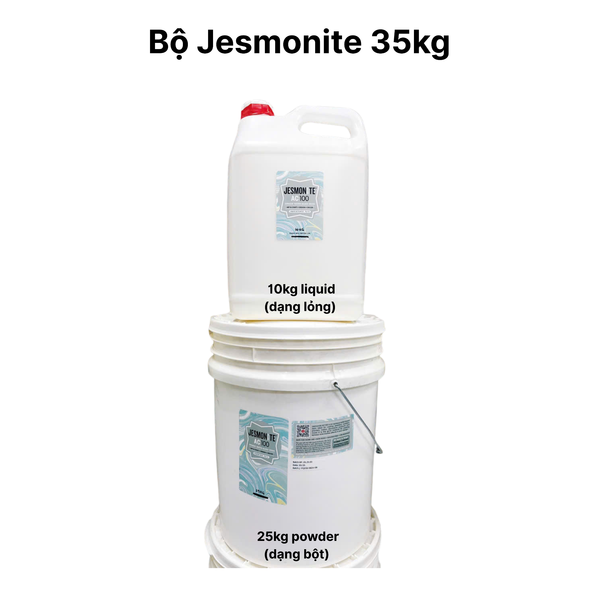 Jesmonite AC100 - 35kg -  Bao Bì Chính Hãng