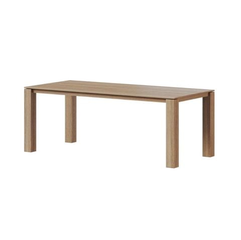 Bàn Novoak - Bàn ăn gỗ công nghiệp vân sồi 6 chỗ