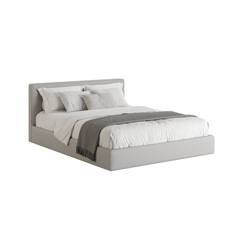 Giường GraviBed - Giường bọc vải xám hiện đại