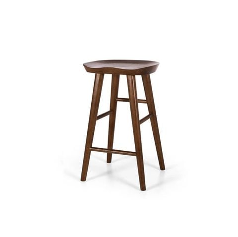 Ghế bar gỗ RingoWood - Ghế bar nâu tối giản