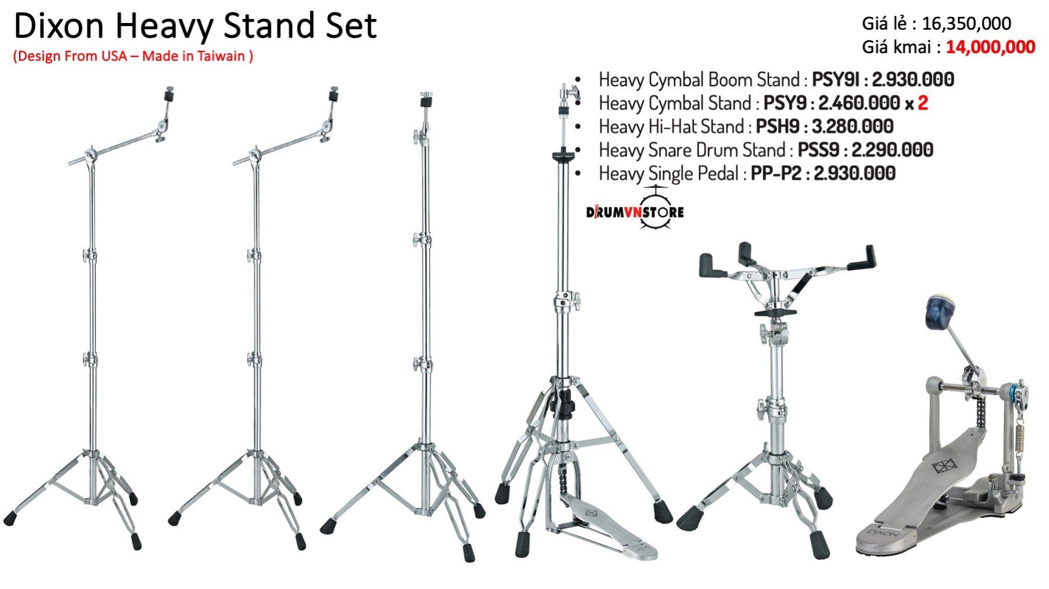  Fullset Trống Cơ Pearl Studio Session Select 