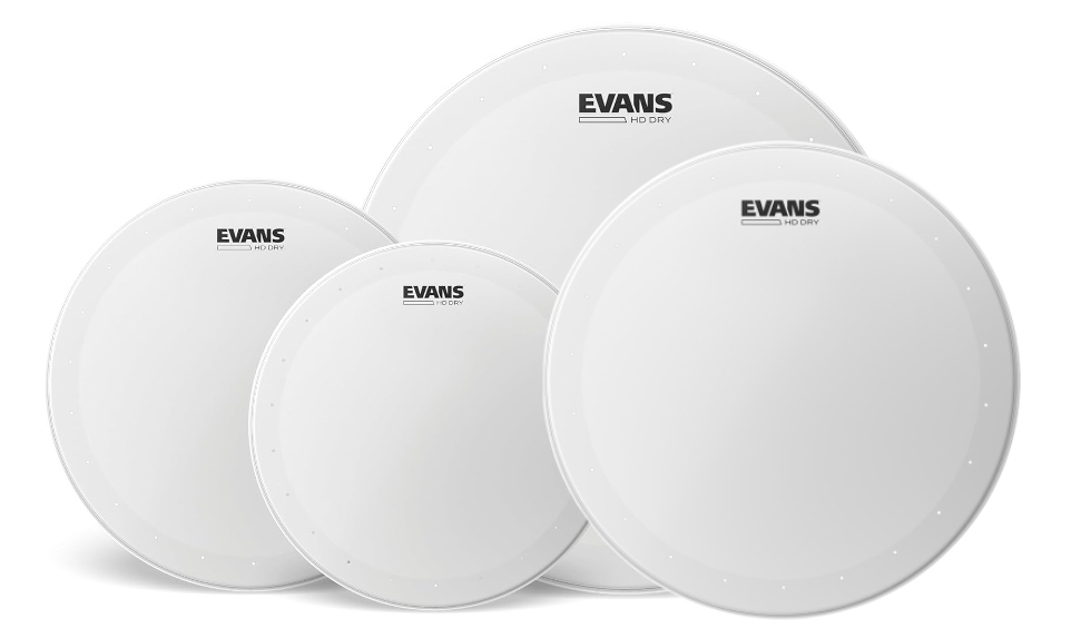  Set mặt tom trống Evans EC2/G2/Uv2/Hydraulic/BlackChrome 