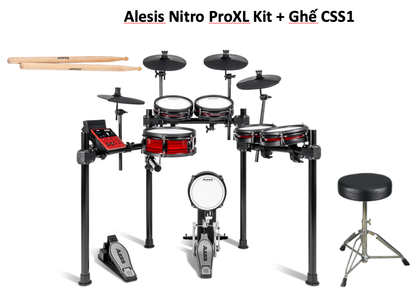  Trống Điện Alesis Nitro ProXL Kit 