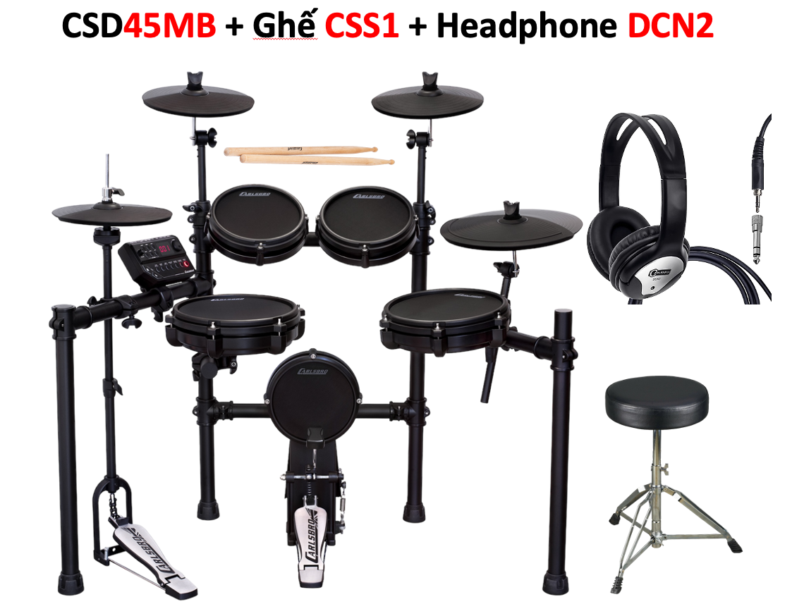  Trống Điện Tử Carlsbro CSD45MB (Bluetooth - New 2026) 