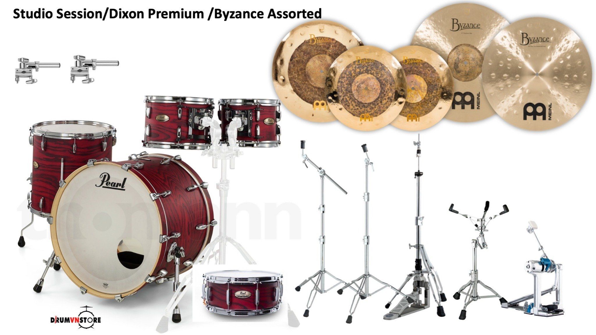 Fullset Trống Cơ Pearl Studio Session Select 