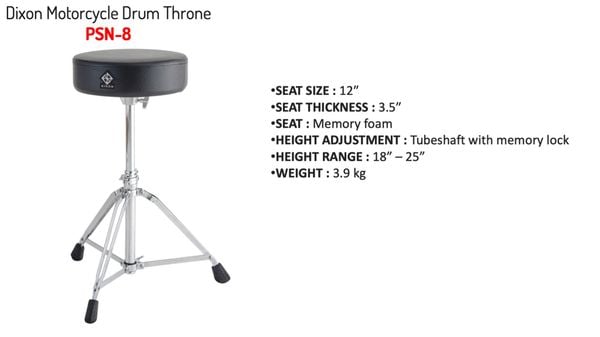  Dixon Drum Throne 