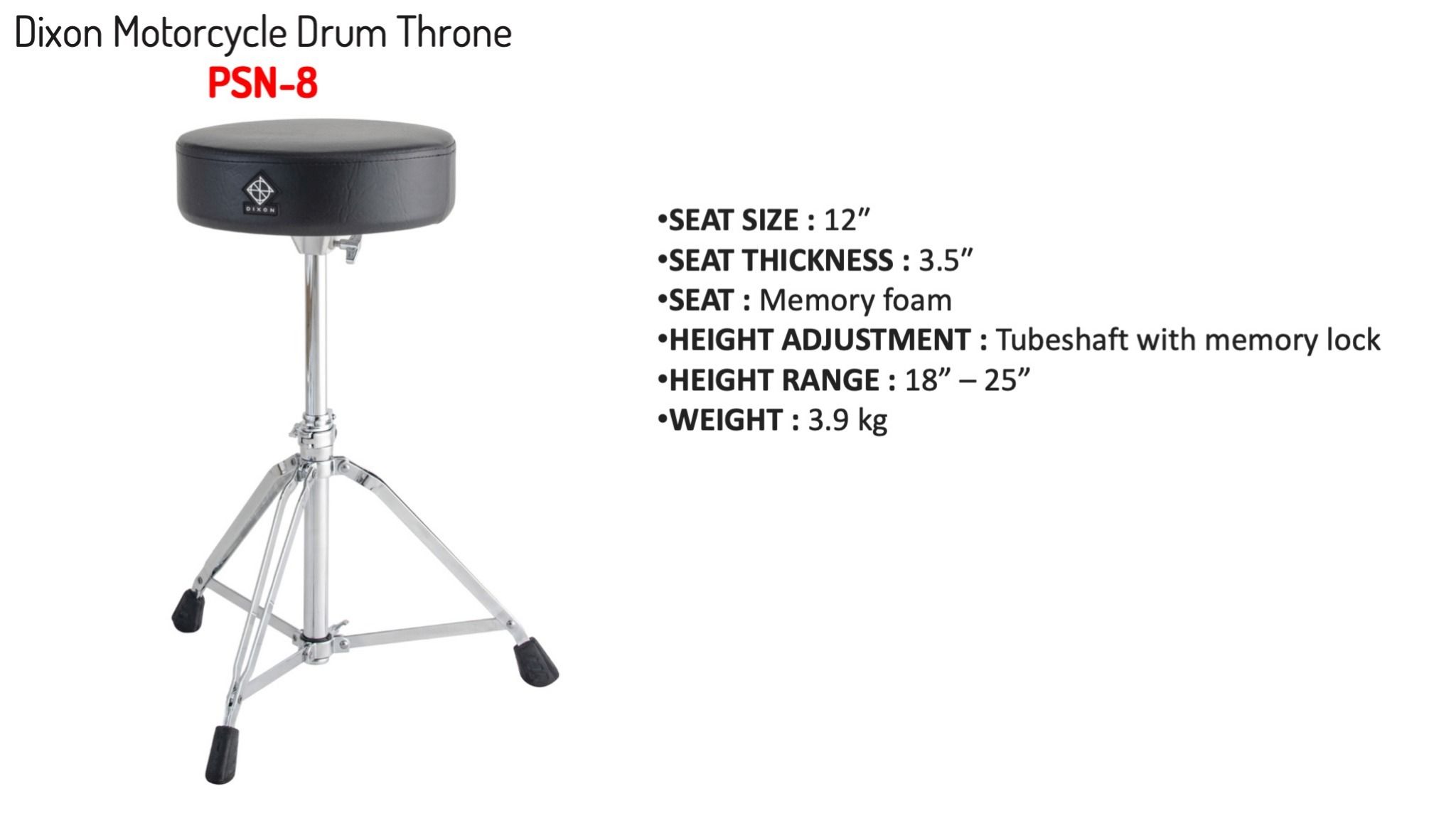  Dixon Drum Throne 