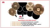  Cymbal Meinl Byzance Mike Johnston Signature Cymbal Set - MJ401+18 