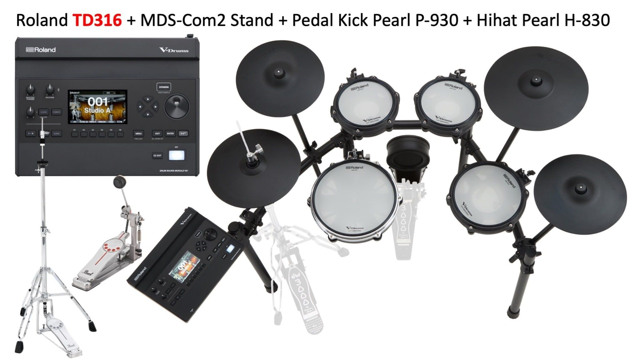  Trống Điện Tử V-Drums Roland TD316 
