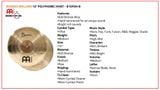  Cymbal Meinl Byzance Polyphonic Brilliant 