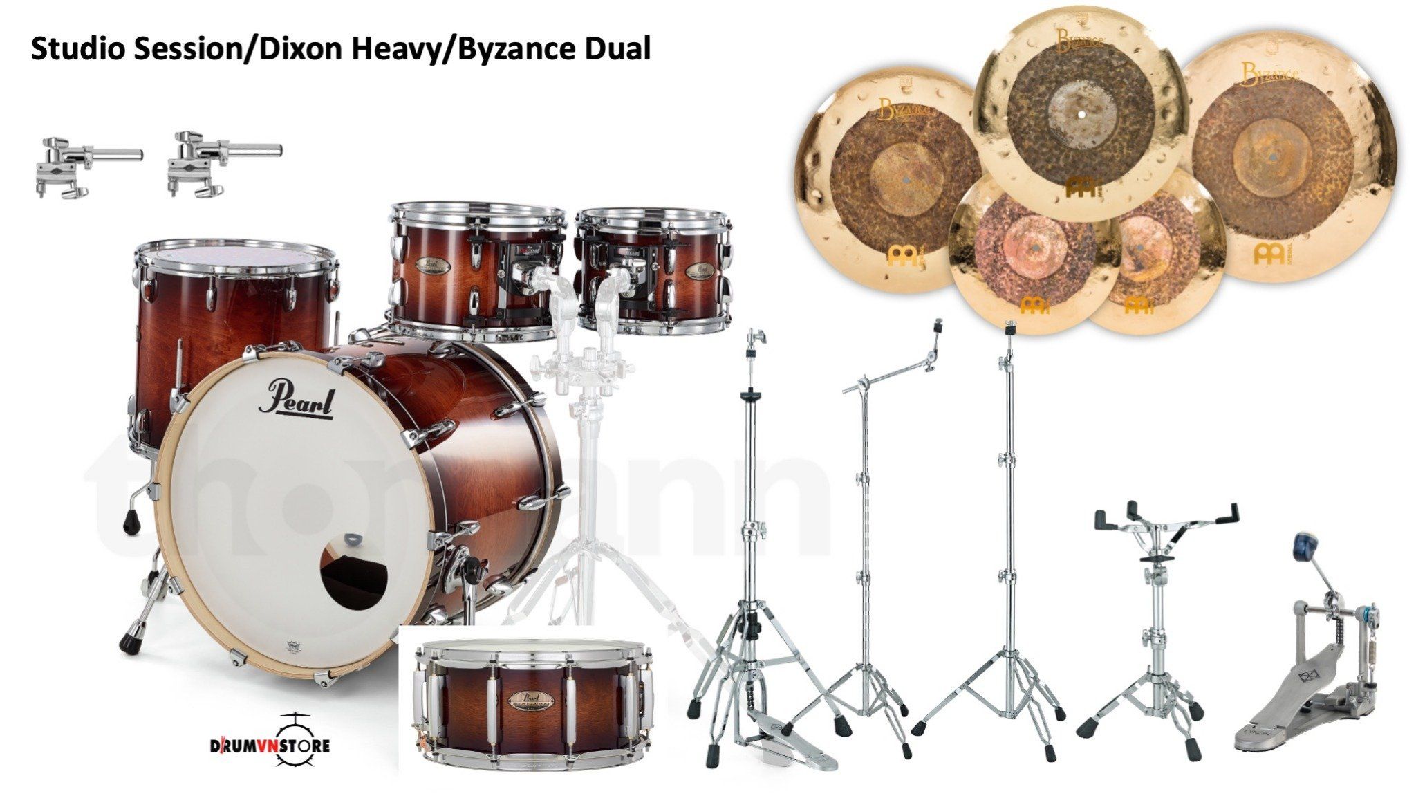  Fullset Trống Cơ Pearl Studio Session Select 