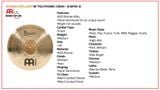  Cymbal Meinl Byzance Polyphonic Brilliant 