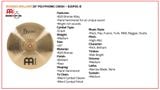  Cymbal Meinl Byzance Polyphonic Brilliant 