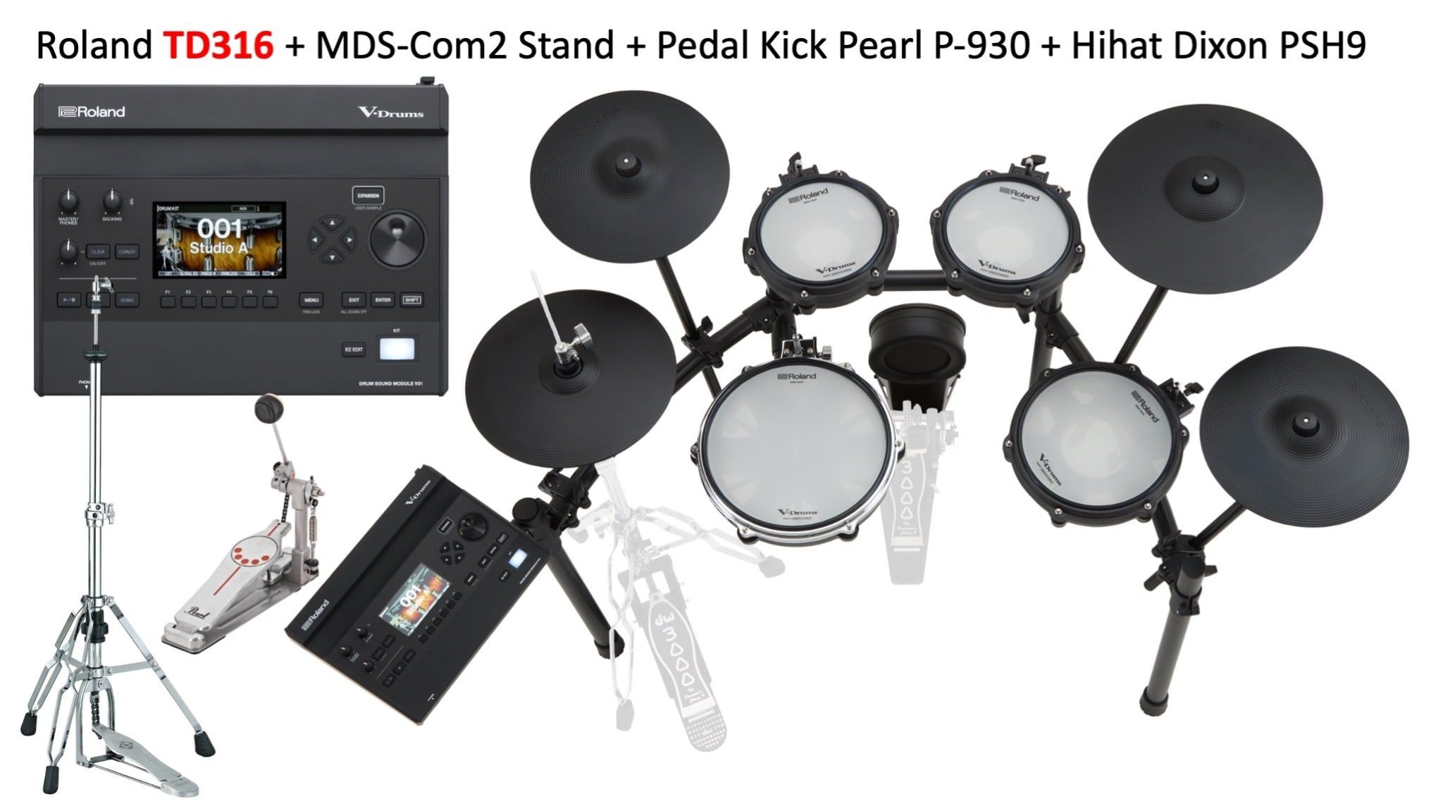  Trống Điện Tử V-Drums Roland TD316 