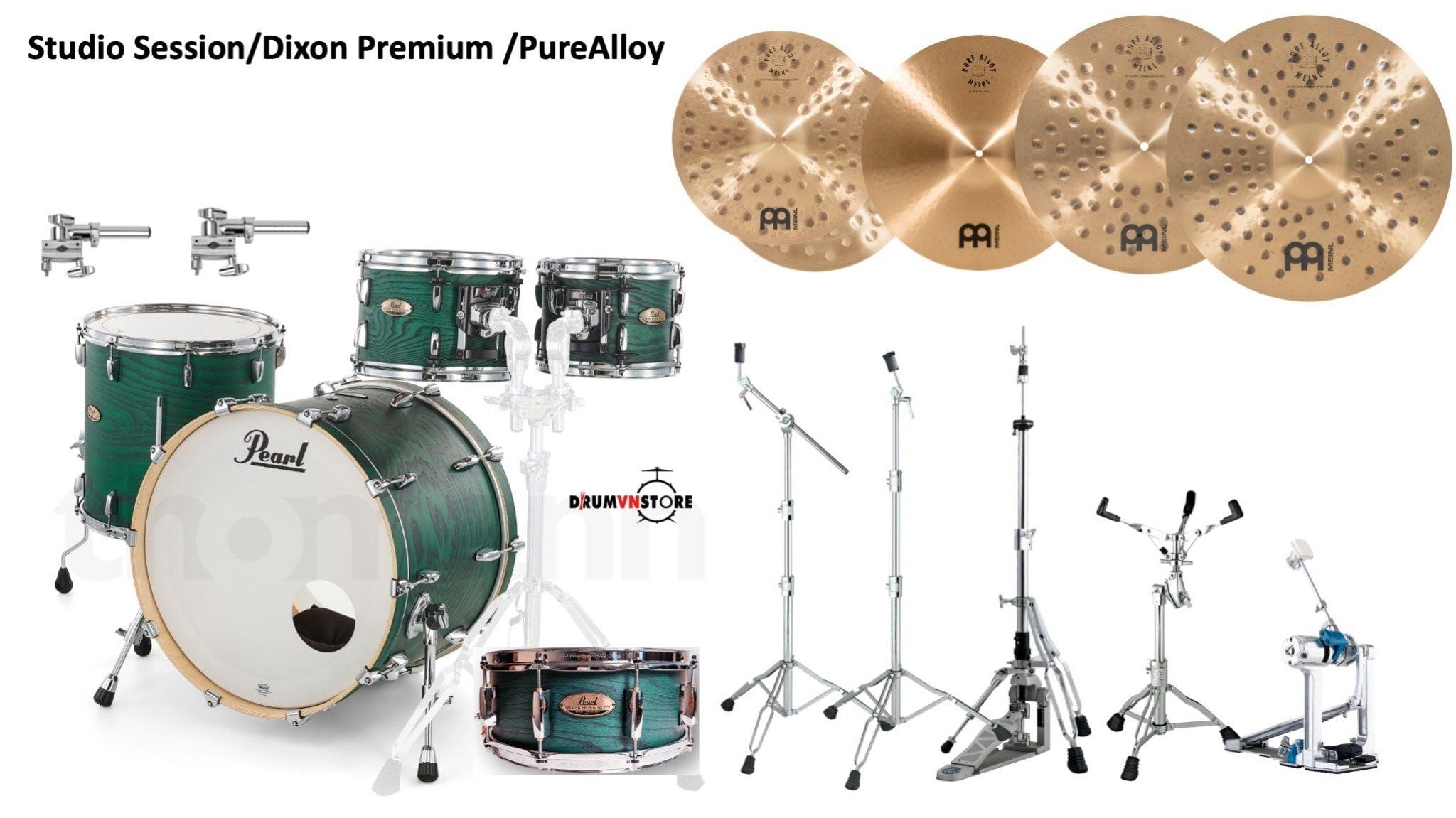  Fullset Trống Cơ Pearl Studio Session Select 