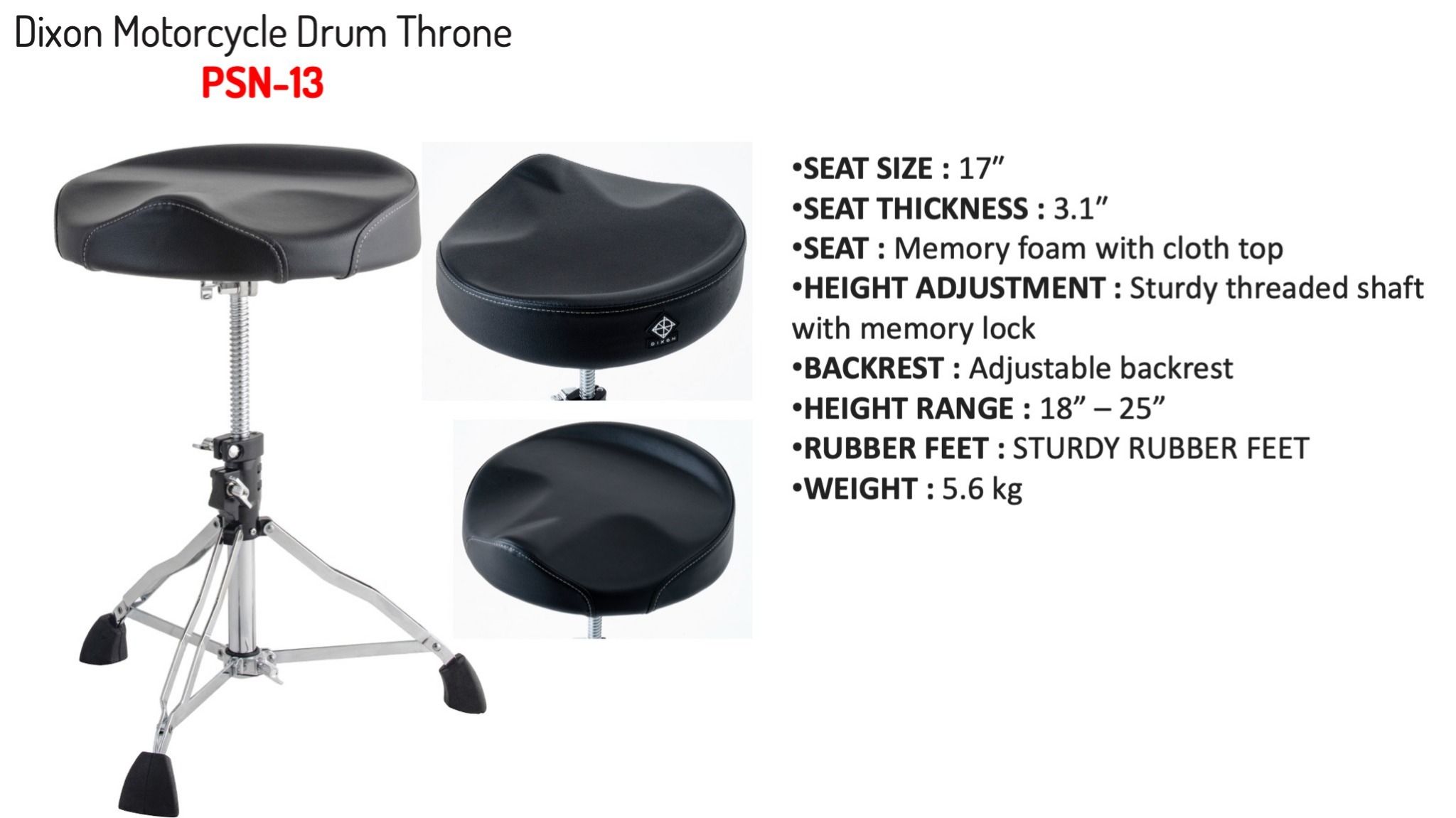  Dixon Drum Throne 