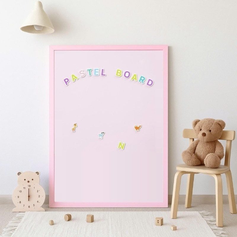 Bảng màu Hàn Quốc Pastel Board, bảng vẽ trẻ em cao cấp, bảng từ tính cho bé tập viết (Kèm quà)