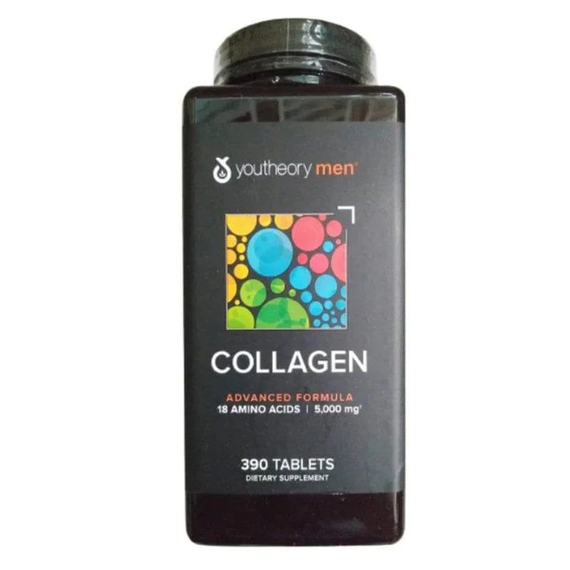 Collagen cho nam giới Youtheory Men Type 1, 2 & 3 Mỹ 390 viên