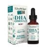 DHA Omega 3 LiveWise Naturals thuần chay 30ml cho trẻ từ sơ sinh của Mỹ