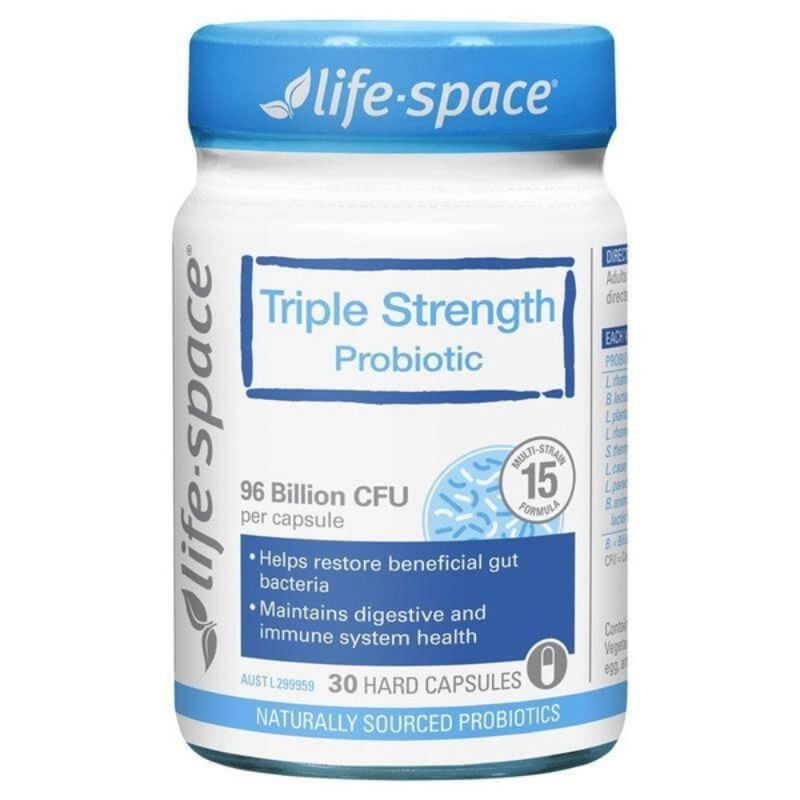 Men vi sinh Life Space Triple Strength Probiotic Úc 96 tỷ lợi khuẩn 30 viên