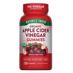 Kẹo dẻo giấm táo giảm cân Nature’s Truth Apple Cider Vinegar Gummies 120 viên của Mỹ