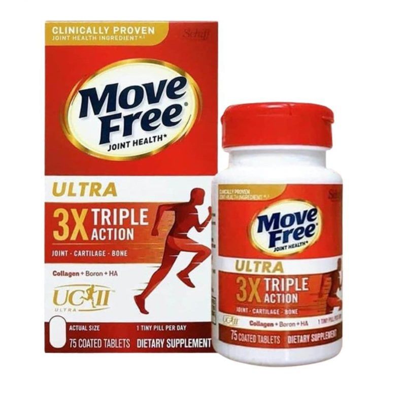 Viên bổ xương khớp Schiff Move Free Ultra 3X Triple Action 75 viên Mỹ