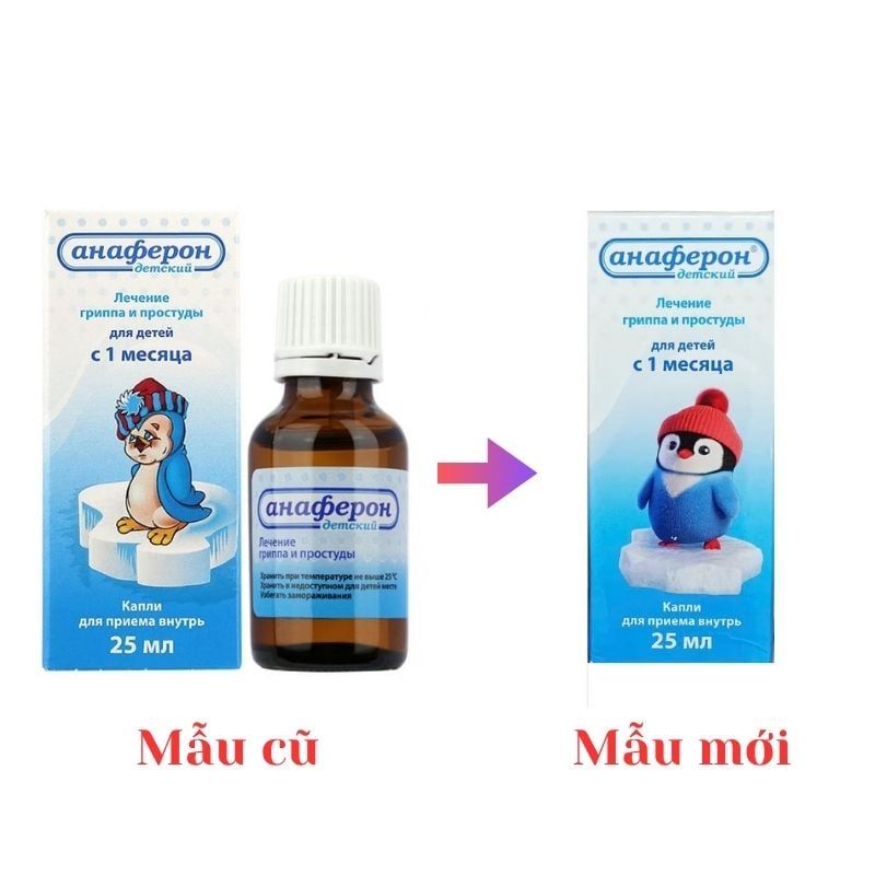 siro Anaferon 25ml Nga tăng đề kháng cho bé từ 1 tháng tuổi
