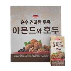 Sữa hạt óc chó hạnh nhân Hanmi Hàn Quốc (16 hộpx190ml)