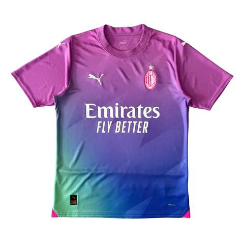 ÁO BÓNG ĐÁ AC MILAN 2023/24 THỨ BA CHÍNH HÃNG FAN + THEO #19 - 770399-03