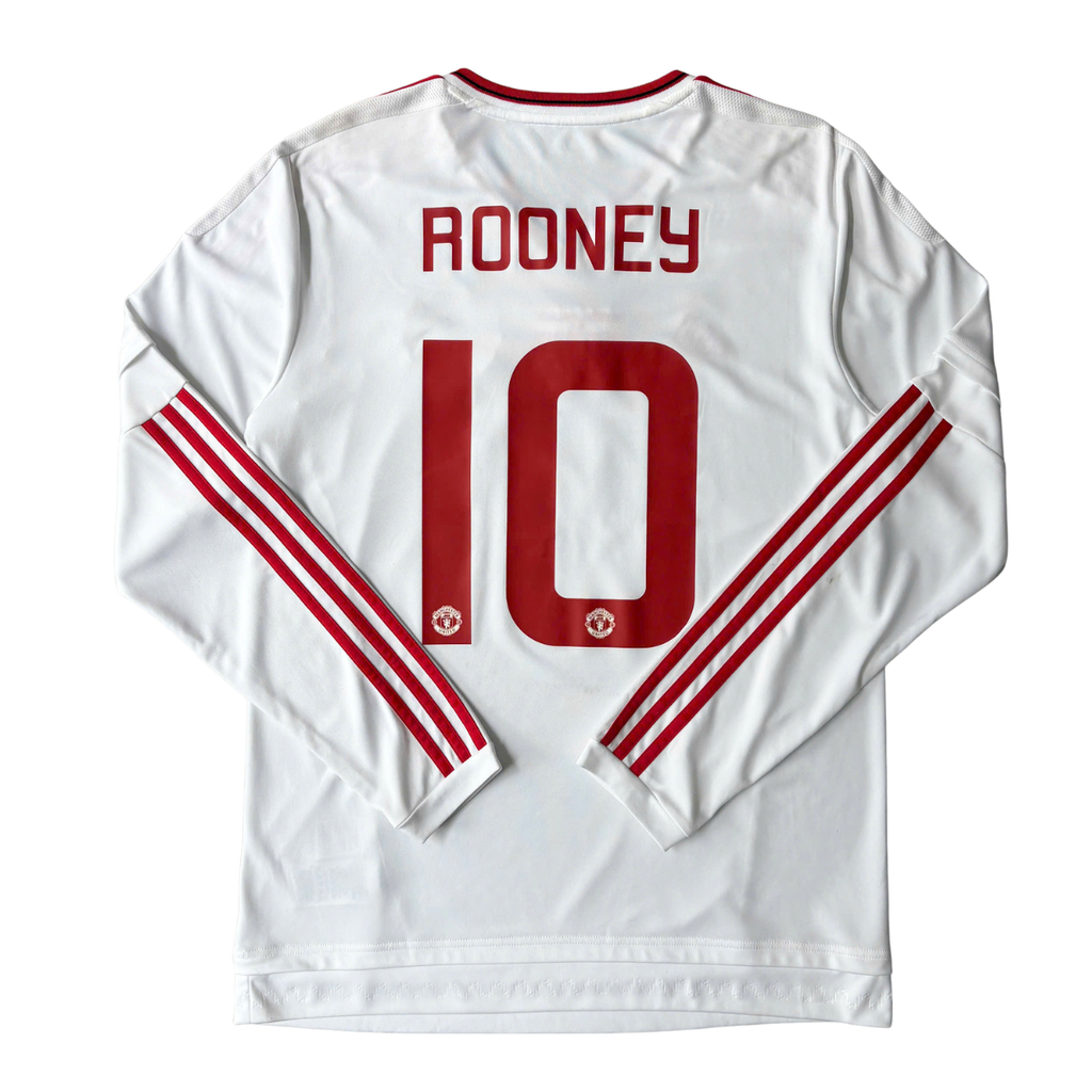 ÁO BÓNG ĐÁ MANCHESTER UNITED 2015/16 SÂN KHÁCH CHÍNH HÃNG FAN + DETAIL CHUNG KẾT FA CUP 2016 - ROONEY #10 -- AI6362