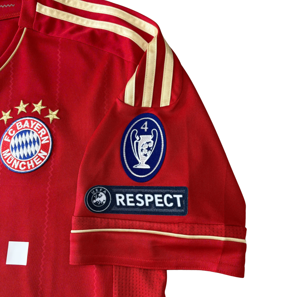 ÁO BÓNG ĐÁ BAYERN MUNICH 2011/12 CHÍNH HÃNG FAN + PATCH C1, FINAL DETAIL 2012 - V13554